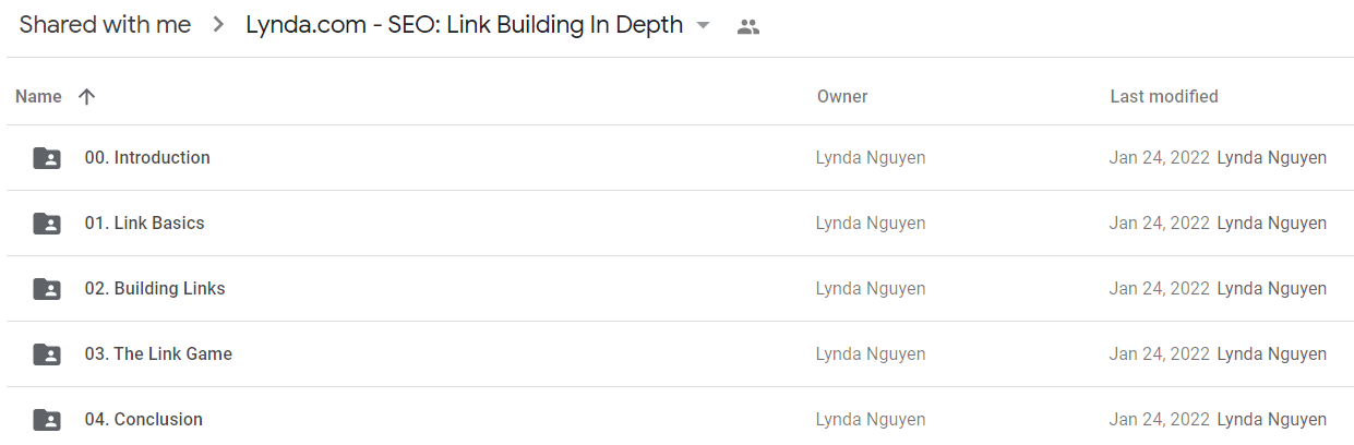 Lynda.com - SEO Link Building In Depth