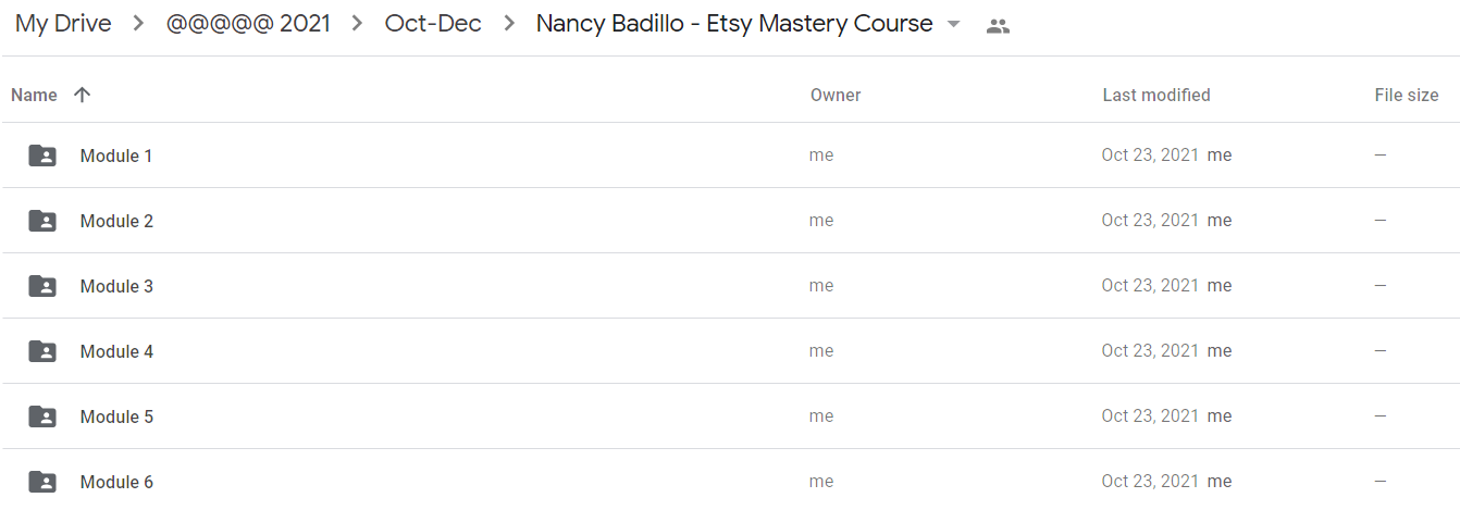 Nancy Badillo - Etsy Mastery Course