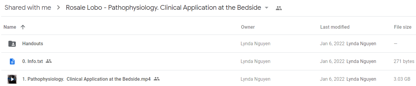 Rosale Lobo - Pathophysiology. Clinical Application at the Bedside