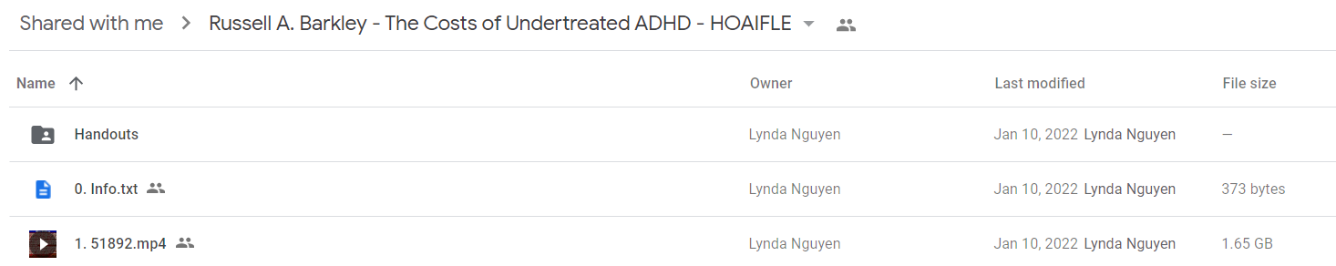 Russell A. Barkley - The Costs of Undertreated ADHD - HOAIFLE