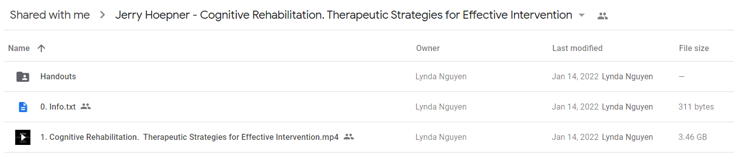 Jerry Hoepner - Cognitive Rehabilitation. Therapeutic Strategies for Effective Intervention