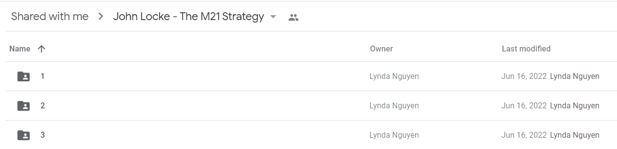 John Locke - The M21 Strategy