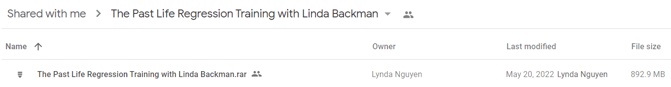 The Past Life Regression Training with Linda Backman