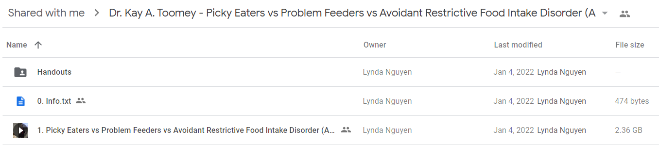 Dr. Kay A. Toomey - Picky Eaters vs Problem Feeders vs Avoidant Restrictive Food Intake Disorder (ARFID)