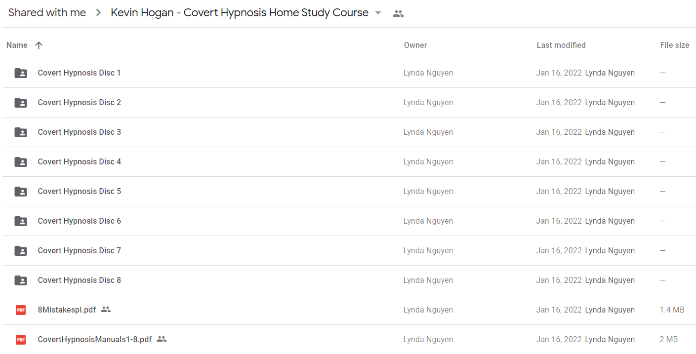 Kevin Hogan - Covert Hypnosis Home Study Course