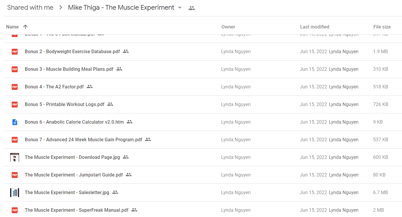 Mike Thiga - The Muscle Experiment