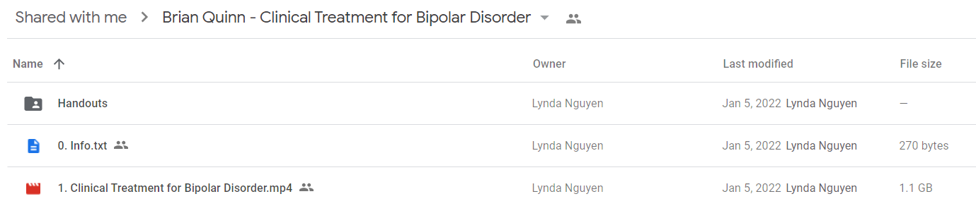 Brian Quinn - Clinical Treatment for Bipolar Disorder