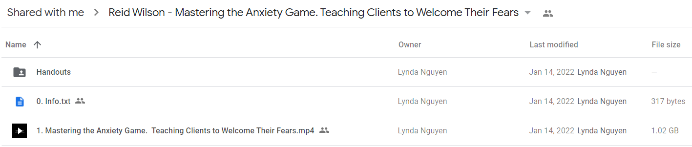 Reid Wilson - Mastering the Anxiety Game. Teaching Clients to Welcome Their Fears