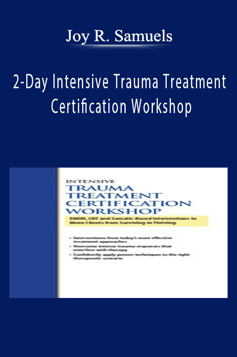 Jennifer Sweeton – 2–Day Intensive Trauma Treatment Certification Workshop: EMDR