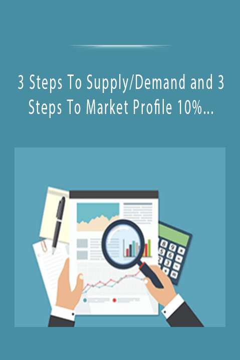 3 Steps To Supply/Demand and 3 Steps To Market Profile 10% Off Combined Price