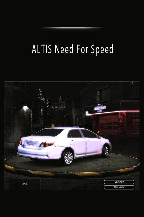 ALTIS Need For Speed