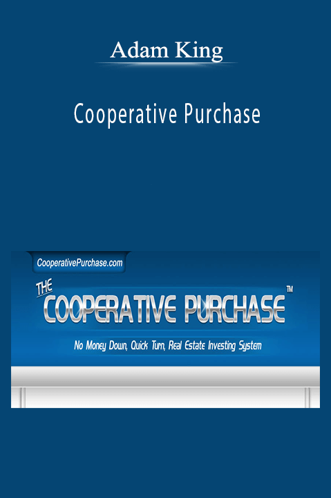 Cooperative Purchase – Adam King