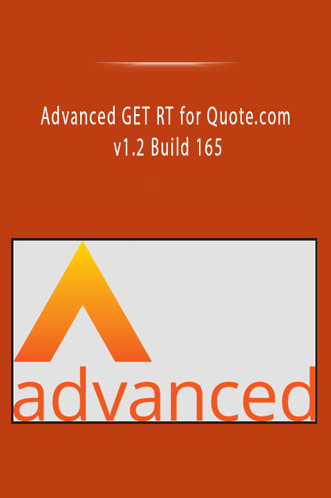 Advanced GET RT for Quote.com v1.2 Build 165