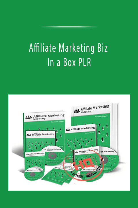 Affiliate Marketing Biz In a Box PLR