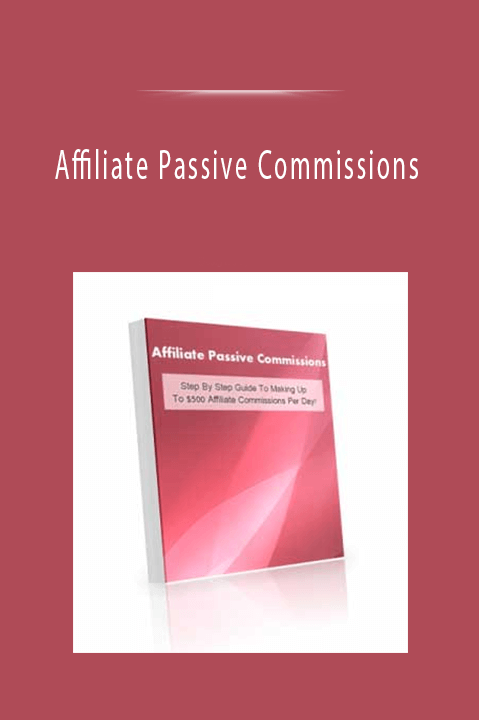 Affiliate Passive Commissions