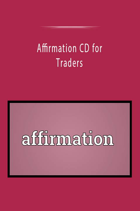 Affirmation CD for Traders