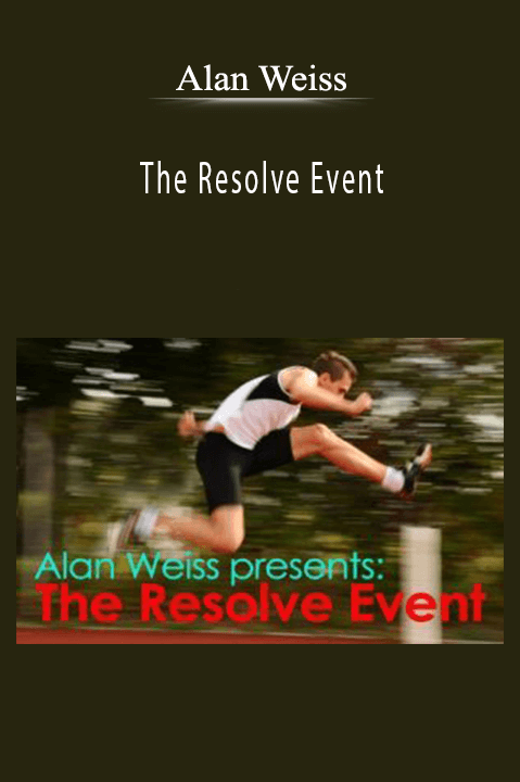 The Resolve Event – Alan Weiss