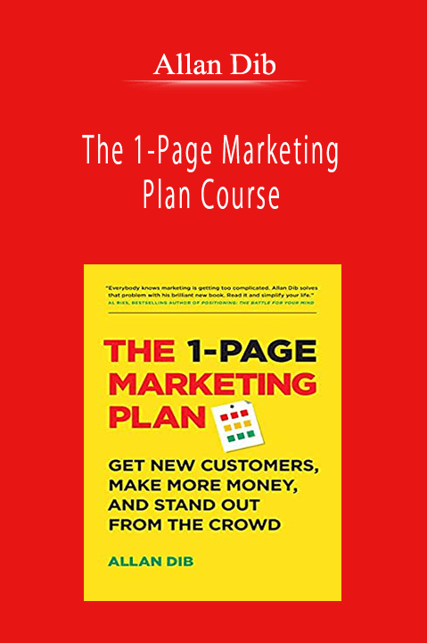 Allan Dib - The 1-Page Marketing Plan Course