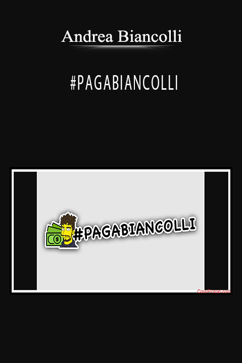 #PAGABIANCOLLI – Andrea Biancolli