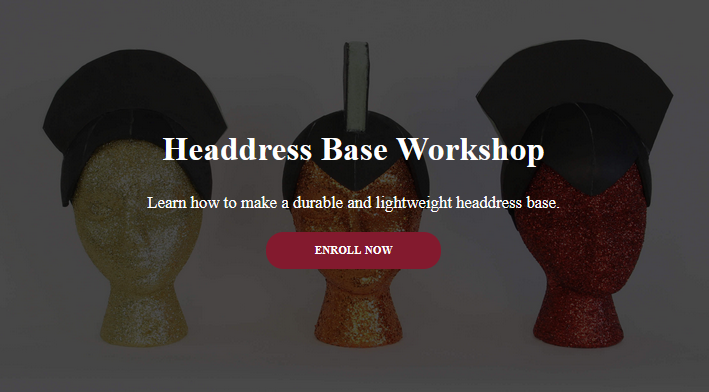 Anja Yamaji Art - Headdress Base Workshop