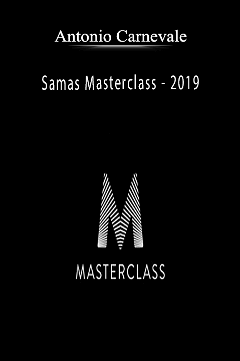 Samas Masterclass – 2019 – Antonio Carnevale