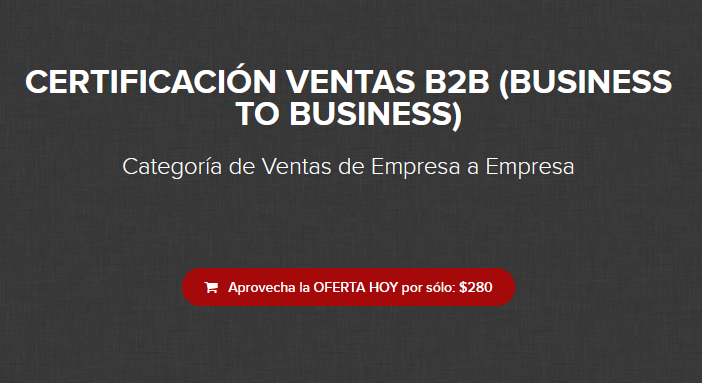 Anuor Aguilar - CERTIFICACIÓN VENTAS B2B (BUSINESS TO BUSINESS)