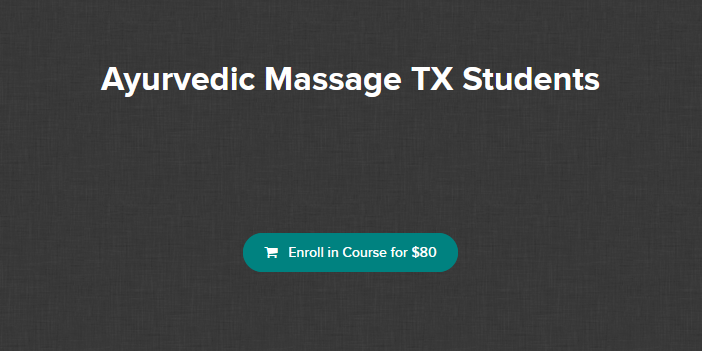 Ariana Vincent - Ayurvedic Massage TX Students