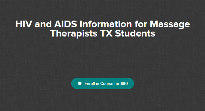 Ariana Vincent - HIV and AIDS Information for Massage Therapists TX Students