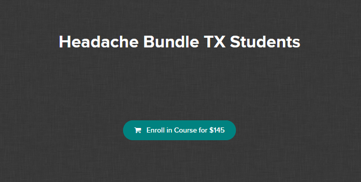 Ariana Vincent - Headache Bundle TX Students