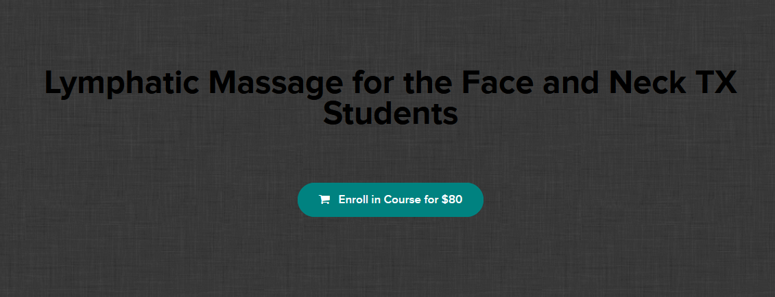 Ariana Vincent - Lymphatic Massage for the Face and Neck TX Students