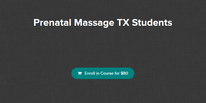 Ariana Vincent - Prenatal Massage TX Students