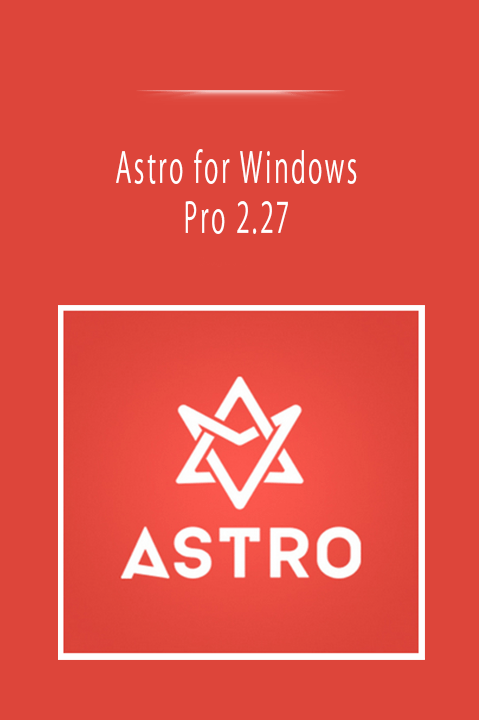 Astro for Windows Pro 2.27