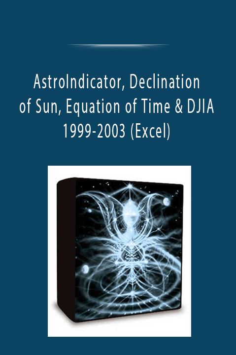 AstroIndicator, Declination of Sun, Equation of Time & DJIA 1999-2003 (Excel)