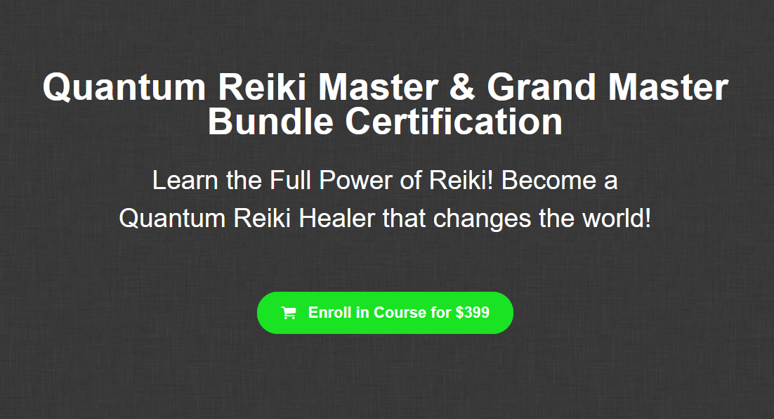 Axél Carrasquillo - Quantum Reiki Master & Grand Master Bundle Certification