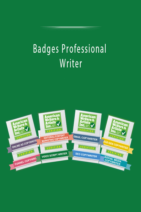 Badges Professional Writer