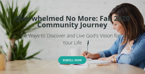 Becky Eldredge - Overwhelmed No More: Fall 2020 Community Journey