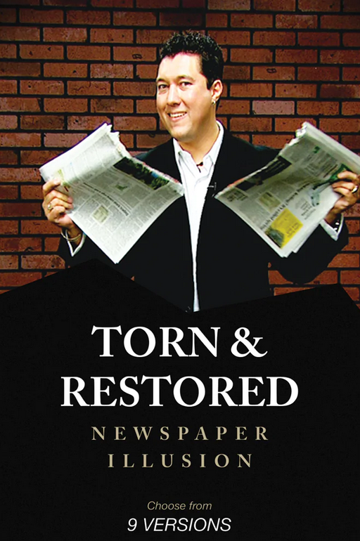 Ben Salinas - Torn and Restored Newspaper