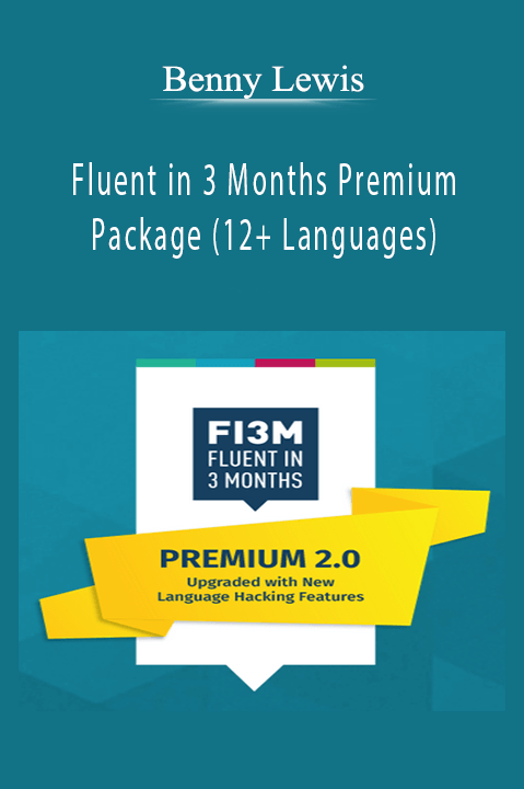 Fluent in 3 Months Premium Package (12+ Languages) – Benny Lewis