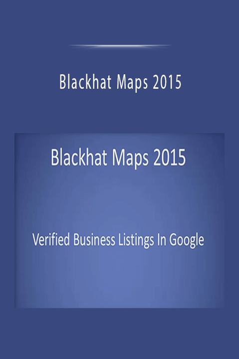 Blackhat Maps 2015