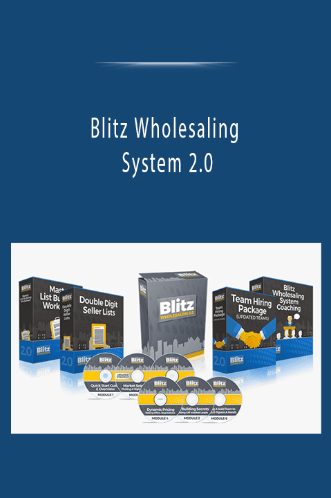 Blitz Wholesaling System 2.0