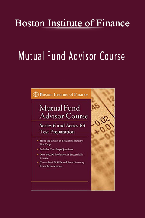 Mutual Fund Advisor Course – Boston Institute of Finance