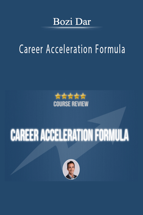 Career Acceleration Formula – Bozi Dar