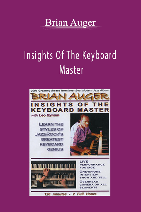 Insights Of The Keyboard Master – Brian Auger