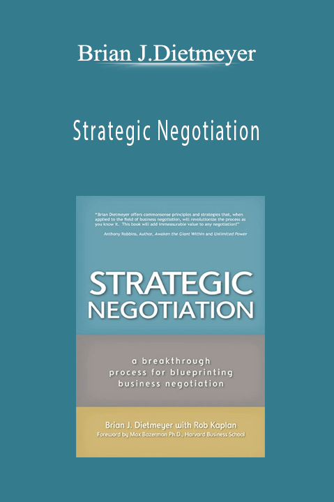 Strategic Negotiation – Brian J.Dietmeyer