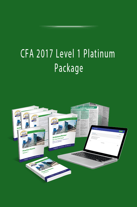 CFA 2017 Level 1 Platinum Package