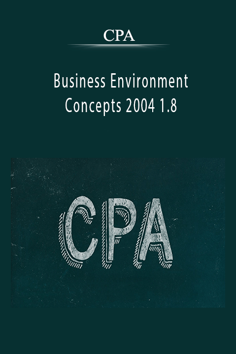 Business Environment & Concepts 2004 1.8 – CPA