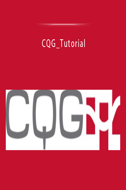 CQG_Tutorial