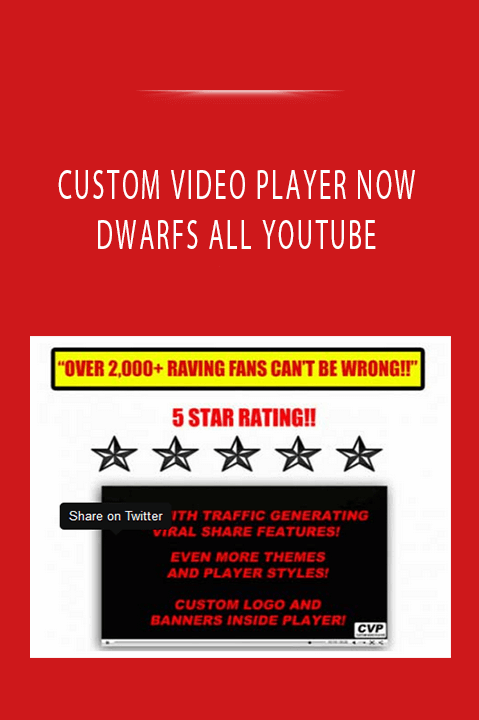 CUSTOM VIDEO PLAYER NOW DWARFS ALL YOUTUBE