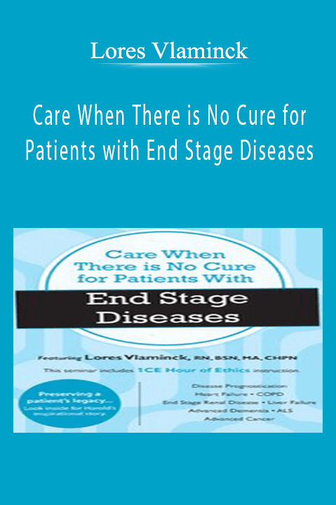 Lores Vlaminck – Care When There is No Cure for Patients with End Stage Diseases