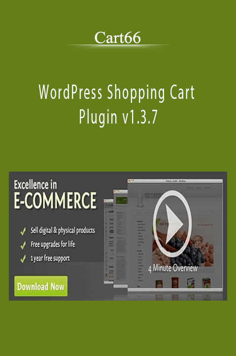 WordPress Shopping Cart Plugin v1.3.7 – Cart66